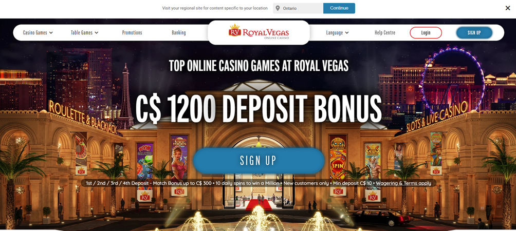 Royal Vegas bonus